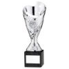 Picture of Silver Plastic Sabre Cup On Black Marble Assembled Trophy (1" Cen) - 8in