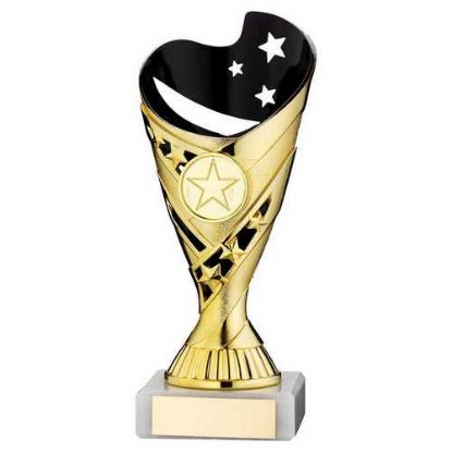 Picture of Gold~black Plastic Sabre Cup Assembled On Marble (1in Cen)