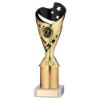 Picture of Gold|black Plastic Sabre Cup Assembled On Marble With Tube (1in Cen) - 9in