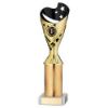 Picture of Gold|black Plastic Sabre Cup Assembled On Marble With Tube (1in Cen) - 10in