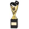 Picture of Gold|blk Plastic Sabre Cup On Blk Marble Assembled Trophy (1" Cen) - 9in