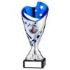 Picture of Silver|blue Plastic Sabre Cup On Blk Marble Assembled Trophy (1" Cen) - 6.75in