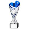 Picture of Silver|blue Plastic Sabre Cup On Blk Marble Assembled Trophy (1" Cen) - 7.25in