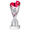 Picture of Silver|pink Plastic Sabre Cup Assembled On Marble With Tube (1in Cen) - 8in