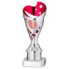Picture of Silver|pink Plastic Sabre Cup Assembled On Marble With Tube (1in Cen) - 8in