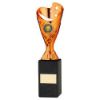 Picture of Copper Plastic Sabre Cup On Black Marble Assembled Trophy (1" Cen) - 10in
