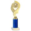 Picture of Gold|blue Olympic Holder Assembled On Marble - (2" Cen|3" Tube) 10in