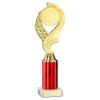 Picture of Gold|red Olympic Holder Assembled On Marble - (2" Cen|3" Tube) 10in