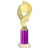 Picture of Gold|purple Olympic Holder Assembled On Marble - (2" Cen|3" Tube) 10in
