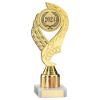Picture of Gold Olympic Holder Assembled On Marble With Tube - (2" Cen|1" Tube) 8in