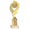 Picture of Gold Olympic Holder Assembled On Marble With Tube - (2" Cen|2" Tube) 9in