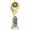 Picture of Gold|white Olympic Holder Assembled On Marble - (2" Cen|3" Tube) 10in