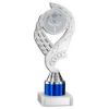 Picture of Silver|blue Olympic Holder Assembled On Marble - (2" Cen|1" Tube) 8in