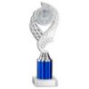 Picture of Silver|blue Olympic Holder Assembled On Marble - (2" Cen|2" Tube) 9in