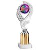 Picture of Silver|gold Olympic Holder Assembled On Marble - (2" Cen|2" Tube) 9in