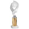 Picture of Silver|gold Olympic Holder Assembled On Marble - (2" Cen|3" Tube) 10in