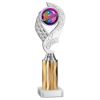 Picture of Silver|gold Olympic Holder Assembled On Marble - (2" Cen|3" Tube) 10in