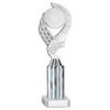Picture of Silver Olympic Holder Assembled On Marble With Tube - (2" Cen|3" Tube) 10in