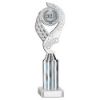 Picture of Silver Olympic Holder Assembled On Marble With Tube - (2" Cen|3" Tube) 10in