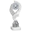 Picture of Silver|white Olympic Holder Assembled On Marble - (2" Cen|1" Tube) 8in