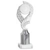 Picture of Silver|white Olympic Holder Assembled On Marble - (2" Cen|2" Tube) 9in