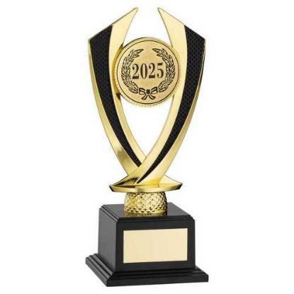 Picture of Gold~black Diamond Holder On Base (2in Centre)