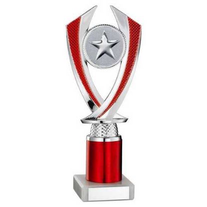 Picture of Silver~red Diamond Holder Assembled On Marble