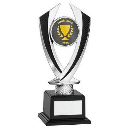 Picture of Silver~black Diamond Holder On Base (2in Centre)