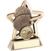 Picture of Brz|gold Table Tennis Mini Star With Plate (1in Centre) - 4.25in