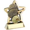 Picture of Brz|gold Table Tennis Mini Star With Plate (1in Centre) - 4.25in