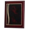 Picture of Rosewood Plaque With Red|gold Aluminium Front - 6 X 8in