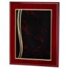 Picture of Rosewood Plaque With Red|gold Aluminium Front - 8 X 10in