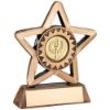 Picture of Brz|gold Resin Generic Mini Star With Plate     (1in Centre) - 3.75in