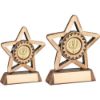 Picture of Brz|gold Resin Generic Mini Star With Plate     (1in Centre) - 3.75in