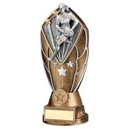 Picture of Brz~silv Diamond Column + Female Rugby Disc & Plate (1in Cen)