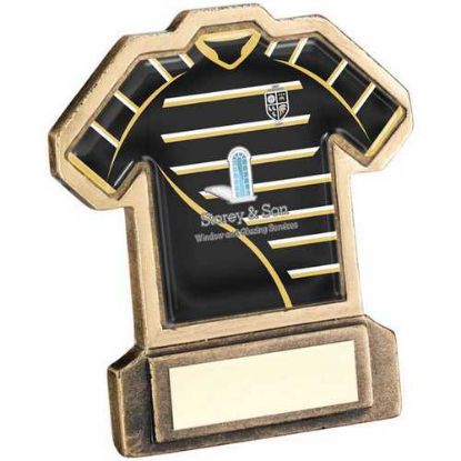 Picture of Brz~gold Resin Rugby Shirt With Plate