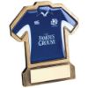 Picture of Brz|gold Resin Rugby Shirt With Plate - (Shirt D) 5in