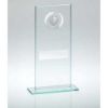 Picture of Jade|silver Glass With Rugby Insert And Plate - 7.25in
