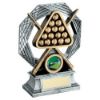 Picture of Brz|gold|pew Pool|snooker Octagon Series With Plate (1in Centre) - 6in