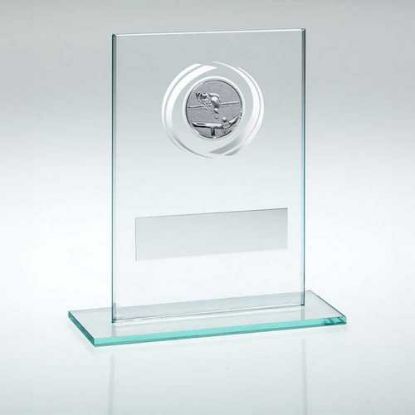 Picture of Jade~silver Glass With Pool~snooker Insert And Plate