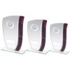 Picture of Jade Glass Claret|silver Marble Detail With Motor Sport Insert And Plate - 6.5"