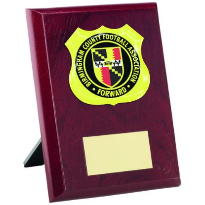 Picture of Rosewood Plaque Plaque With Plate (Requires S