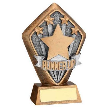 Picture of Brz~gold Diamond Holder With Runner Up Disc With Plate