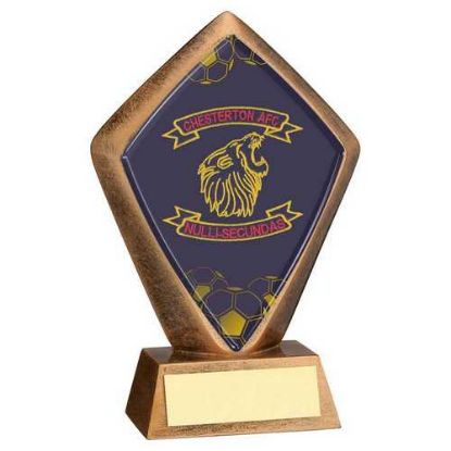 Picture of Brz~gold Special Diamond Holder And Plate      (S