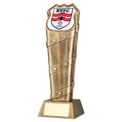 Picture of Brz|gold Column Special Shield Holder With Plate (Sp Shield Centre) - 8.75in