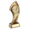 Picture of Brz|gold Centre Holder With Twisted Leaf With Plate (2in Centre) - 6in