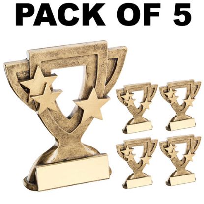 Picture of Pack Of 5 Generic Mini Cup Trophy