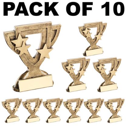 Picture of Pack Of 10 Generic Mini Cup Trophy