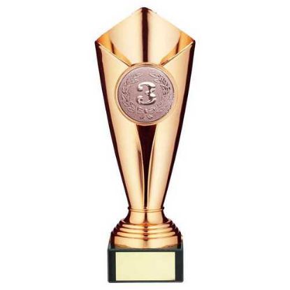 Picture of Plastic Tulip Trophy Cup (2" Cen) Bronze