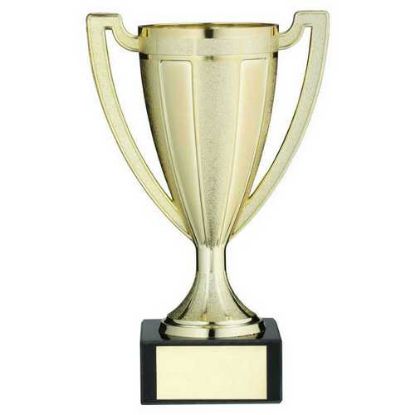 Picture of Gold Plastic Stippled Trophy Cup
